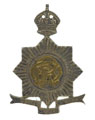 Cap badge, Oudh and Rohilkhand Railway Volunteer Rifles, 1917-1926