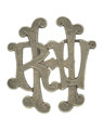Pouch badge, Hyderabad Volunteer Rifles, 1882-1947