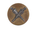 Cap badge button, Malay State Guides, 1896-1919