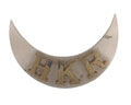 Shoulder title, The Hong Kong Regiment, 1891-1902