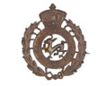 Pugri badge, British officer, The Hong Kong Regiment, 1891-1900