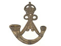 Collar badge, Bombay Volunteer Rifle Corps, 1901-1917