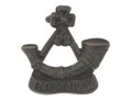 Collar badge, Bombay Volunteer Rifle Corps, pre-1901