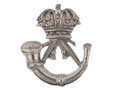 Collar badge, Bombay Volunteer Rifle Corps, 1877-1901