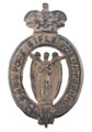 Collar badge, Cawnpore Rifle Volunteers, 1877-1901