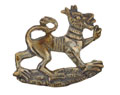 Collar badge, Upper Burma Volunteer Rifles, 1886-1942