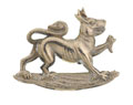 Collar badge, Upper Burma Volunteer Rifles, 1886-1942