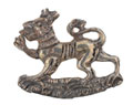 Collar badge, Upper Burma Volunteer Rifles, 1886-1942