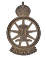 Cap badge, Bengal Nagpur Railway Volunteer Rifle Corps, 1901-1917
