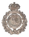 Pouch belt plate, Rangoon Volunteer Rifle Corps, 1877-1901