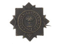 Pugri badge, officer, Rangoon Volunteer Rifles, 1877-1937