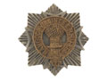 Collar badge, officer, Rangoon Volunteer Rifles, 1877-1937
