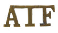 Shoulder title, Anglo-Indian Force, 1917 (c)