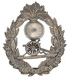 Helmet badge, Cossipore Artillery Volunteers, 1884-1917