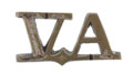 Shoulder title, Cossipore Artillery Volunteers, 1884-1917