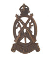 Collar badge, officer, Bareilly Contingent, 1925-1942