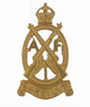 Collar badge, officer, Bareilly Contingent, 1925-1942