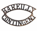 Shoulder title, Bareilly Contingent, 1925-1942