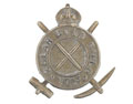 Collar badge, Kolar Gold Fields Rifle Volunteers, 1903-1917