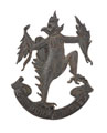 Collar badge, 85th Burma Rifles, 1918-1922