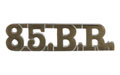 Shoulder title, 85th Burma Rifles, 1918-1922
