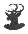 Cap badge, 3rd Battalion, 70th Burma Rifles, 1917-1922