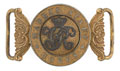 Waistbelt clasp, Madras Staff Corps, 1870-1876