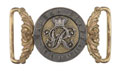 Waistbelt clasp, Madras Staff Corps, 1870-1876