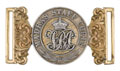 Waistbelt clasp, Madras Staff Corps, 1876-1891