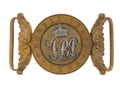 Waistbelt clasp, Bombay Staff Corps, 1876-1891