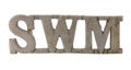 Shoulder title, South Waziristan Militia, 1900-1922