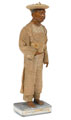 'Vakheel, or Pleader', terracotta figurine, India, 1880 (c)