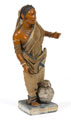 'Native Woman with Pitcher', terracotta figurine, India, 1880 (c)
