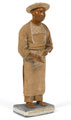 'Khidmudgar or Table Attendant', terracotta figurine, India, 1880 (c)