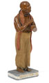 'Bajae Wallah, Street Musician', terracotta figurine, India, 1880 (c)