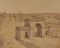 Bailee Guard Gate taken from inside showing the Clock tower, Lucknow, 1858