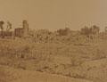 The Church yard and the Residency in the distance, Lucknow, 1858
