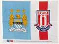 Souvenir flag from the 2011 FA Cup Final, collected by Corporal Mark Ward, Mercian Regiment, 2011