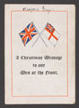 'A Christmas Message to our Troops at the Front', Christmas card, World War Two (1939-1945)