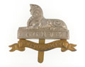 Cap badge, other ranks, Lincolnshire Regiment, 1910 (c)