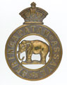 Pugri badge, officer, 8th Madras Infantry, 1885-1902