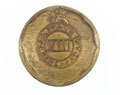 Button, officer, 8th Madras Native Infantry, 1840s.