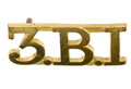 Shoulder title, 3rd Bengal Infantry, 1885-1901