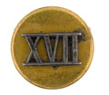 Button, 17th The Loyal Regiment 1903-1922