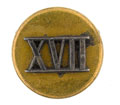 Button, 17th The Loyal Regiment 1903-1922