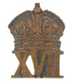Side hat badge, 17th The Loyal Regiment 1903-1922