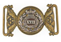Waistbelt clasp, 17th (The Loyal Purbiah) Regiment of Bengal Native Infantry, 1864 (c)