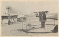 'Our gun on the 'P2'. Malamir in background', Mesopotamia, 1916