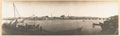 'Amarah - shewing the bridge of boats, seen from the right bank. 1916'. Mesopotamia, 1916', Mesopotamia, 1916