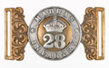 Waistbelt clasp, 28th Madras Infantry, pre-1903